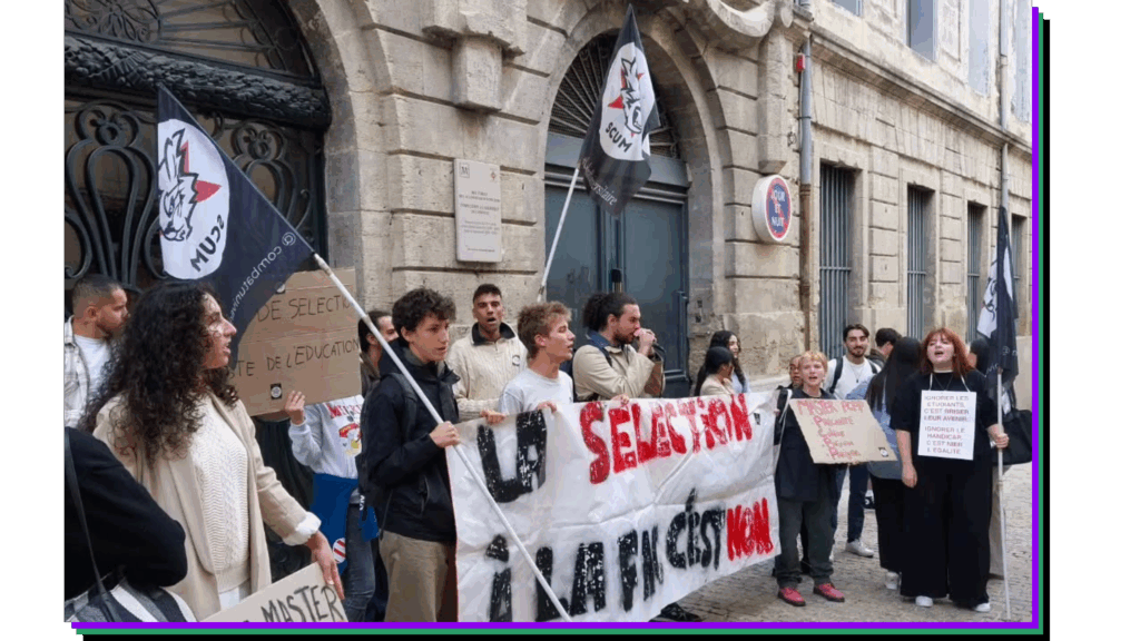 Mobilisation du SCUM pour les sans-facs