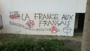 tags antisémités et islamophobes sur l'université de nantes